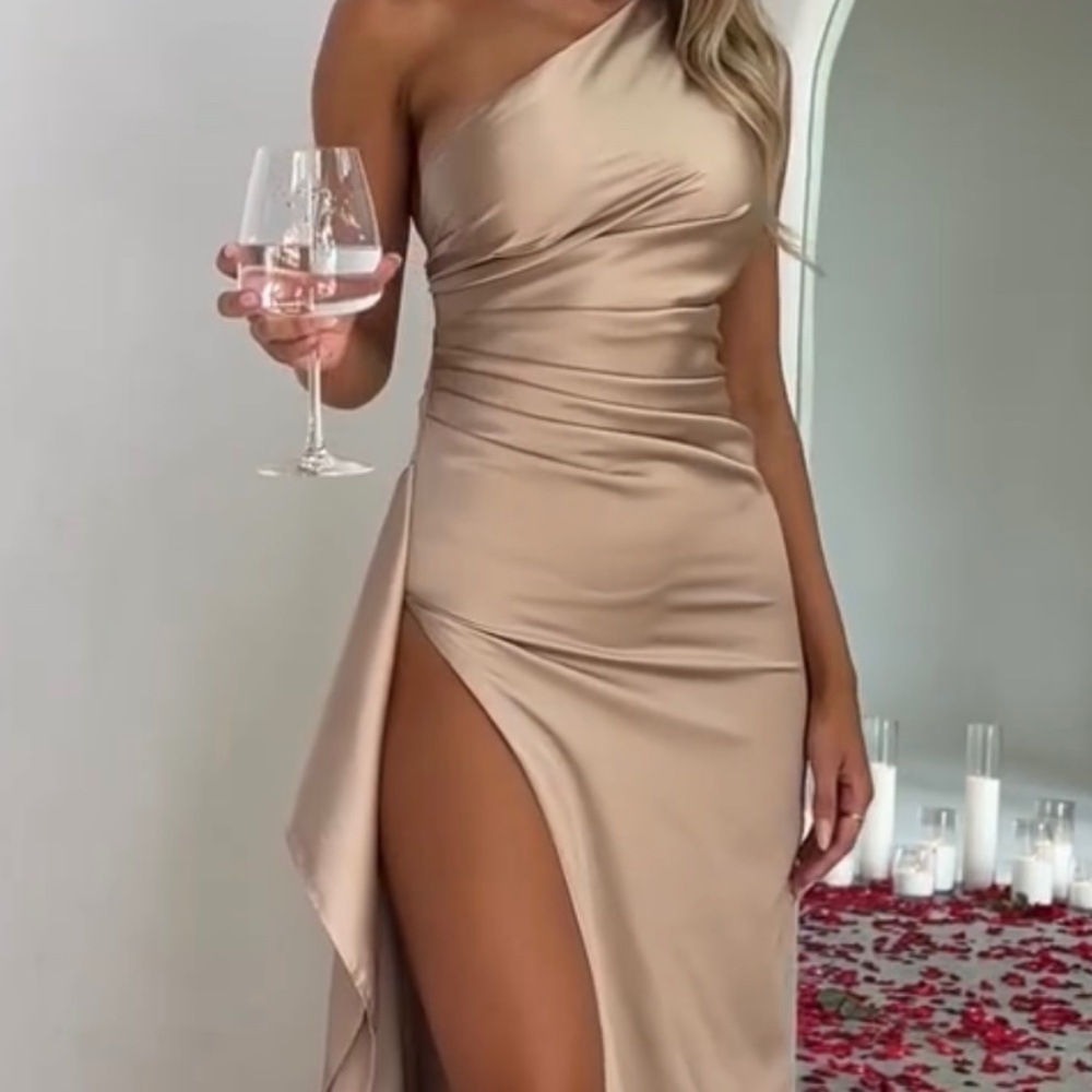 Babyboo Ariel Maxi Dress - Champagne